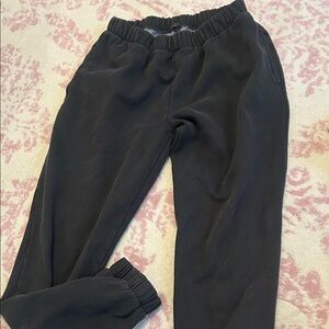 Brandy Melville black cuffed sweatpants